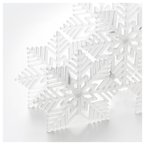 Светодиодное настольное украшение СТРОЛА, снежинки - схема-чертеж с размерами