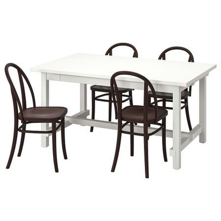 Стол и 4 стула IKEA NORDVIKEN НОРДВИКЕН, SKOGSBO 995.282.10