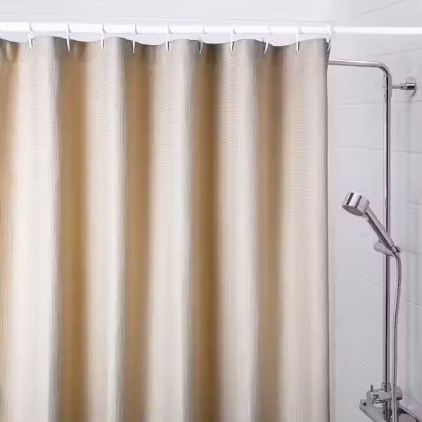 BORSTALOE БОРСТАЛОЭ Штора для ванной - бежевый 180x200 см - фото 3