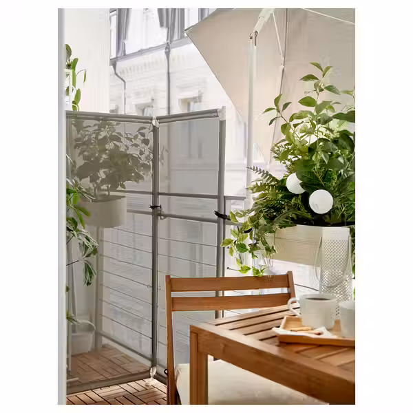 YTTERSKÄR Садовая ширма - серый 185x150 см - фото 4