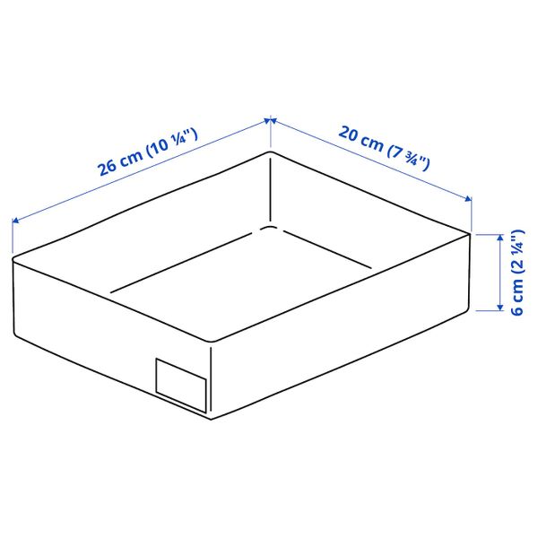IKEA, дополнительный ракурс - схема-чертеж с размерами