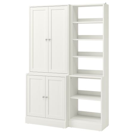 Комбинация для хранения, 142x47x212 см, белый IKEA HAVSTA ХАВСТА 792.751.38