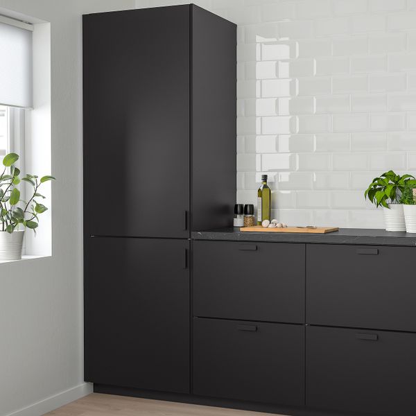 Дверь, антрацит 60x140 см IKEA KUNGSBACKA КУНГСБАККА 003.549.06 - фото 3