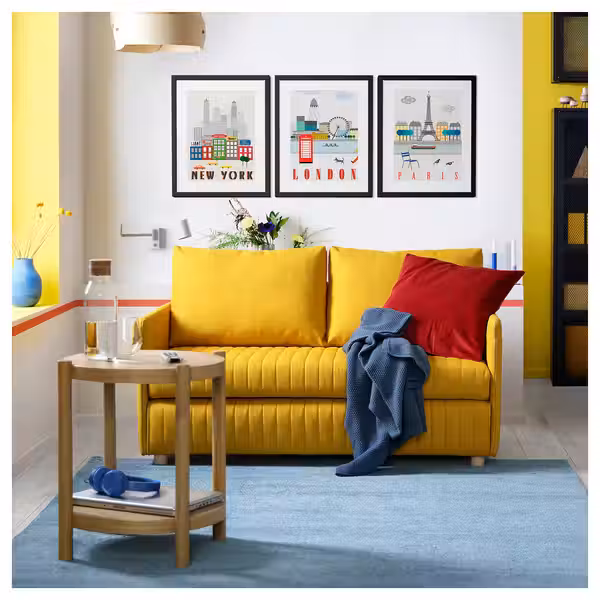 FRIDHULT Диван-кровать - Skiftebo желтый - фото 6