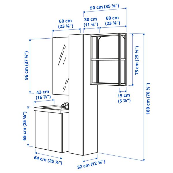 IKEA в интерьере ванной