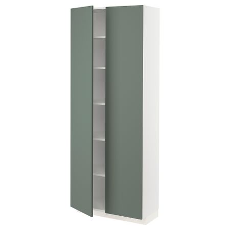 Высокий шкаф с полками IKEA METOD МЕТОД 394.574.37