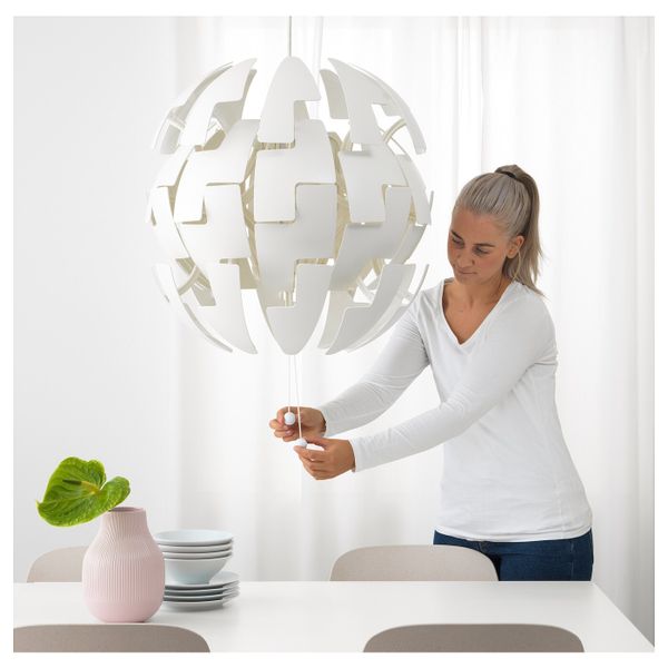 Подвесной светильник, белый 52 см IKEA IKEA PS 2014 ИКЕА ПС 2014 503.637.48 - фото 4