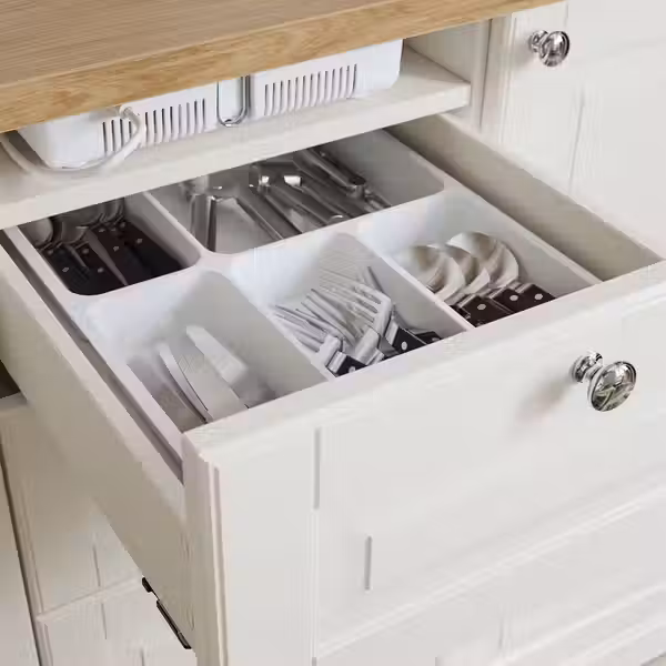 ÖNNERUP Мини-кухня - белый с оттенком 130x64x219 см - фото 6