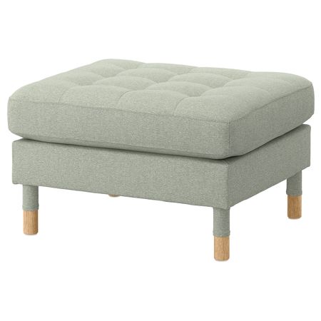 Табурет для ног, Гуннаред светло-зеленый, дерево IKEA LANDSKRONA ЛАНДСКРУНА 392.697.52