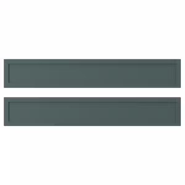 ASPUDDEN Фронтальная панель ящика - темный серо-зеленый 60x10 см - фото 1