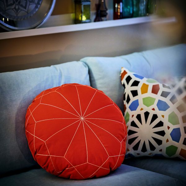 Подушка, красный 48 см IKEA HEMBJUDEN ХЕМБЬЮДЕН 305.119.76 - схема-чертеж с размерами