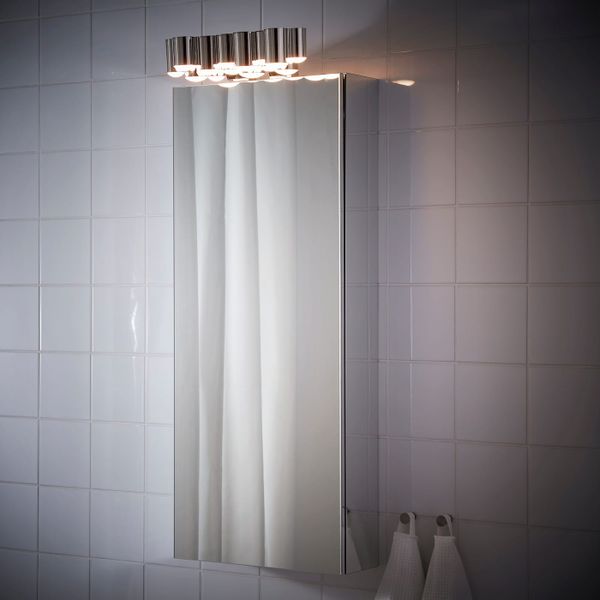 Светодиодная подсветка шкафа/стены, светло-серый/хромированный IKEA СЁДЕРСВИК 103.610.15 - фото 2