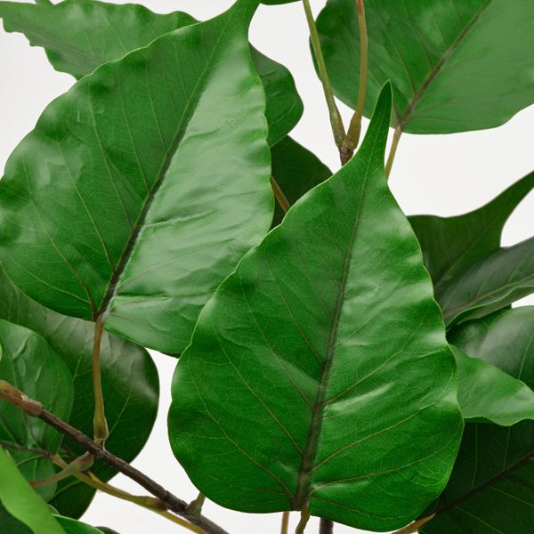 Искусственное растение в горшке, для дома, улицы Смоковница 12 см IKEA FEJKA ФЕЙКА 604.761.08 - схема-чертеж с размерами