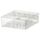 Ящик с отделениями ГОДМОРГОН, прозрачный (32x28x10 см)
