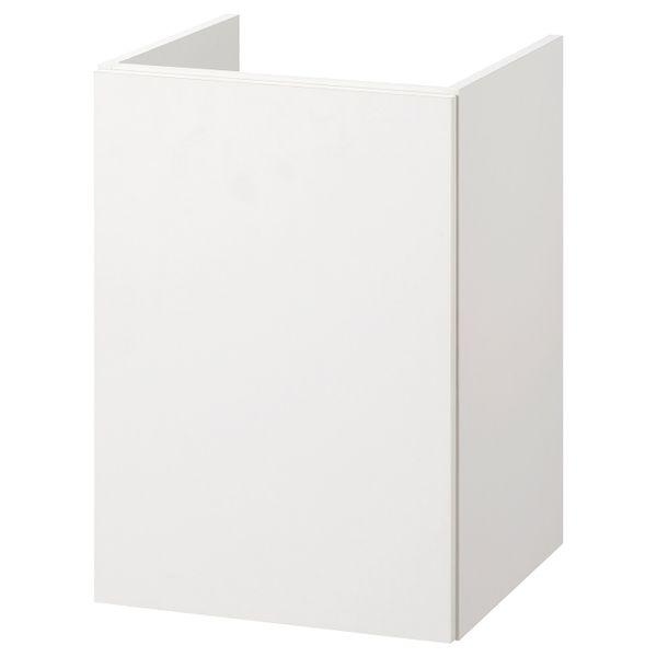 Шкаф под раковину с 1 дверцей, белый 40x40x60 см IKEA FISKÅN ФИСКОН 804.976.33 - фото 1