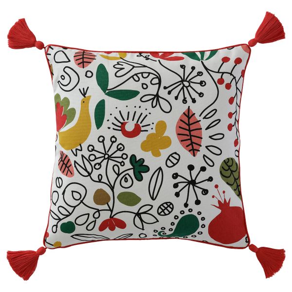 Чехол на подушку, разноцветный 50x50 см IKEA FINSLIPAD ФИНСЛИПАД 405.185.81 - фото 1