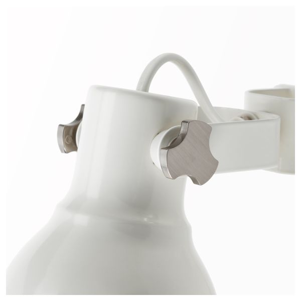 Настенный софит, лампа с зажимом ХЕКТАР, белый - фото 3