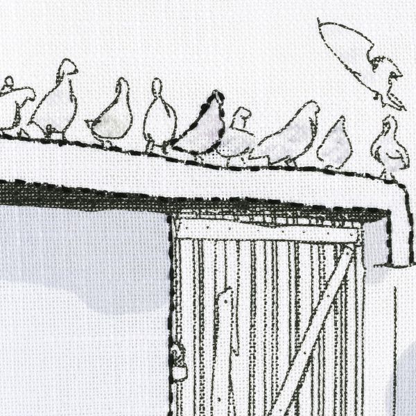 Чехол на подушку, белый сиреневый/ручная работа 65x40 см IKEA LOKALT ЛОКАЛЬТ 304.994.94 - фото 3