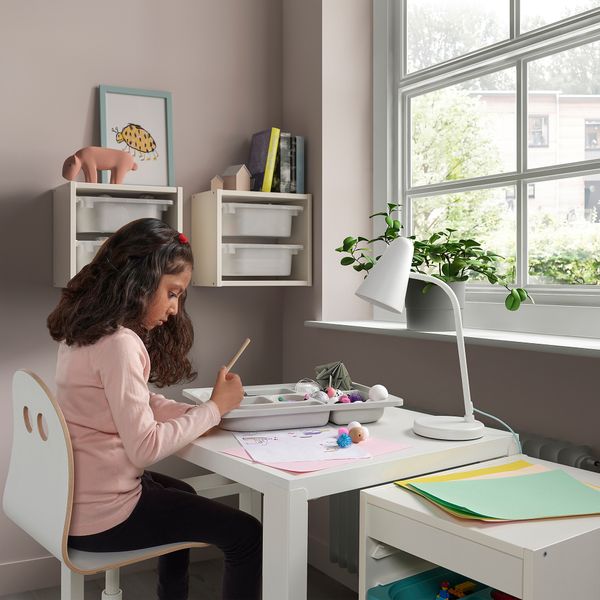 Лоток с отделениями для хранения, серый, 42x30x5 см IKEA TROFAST ТРУФАСТ 805.158.73 - схема-чертеж с размерами