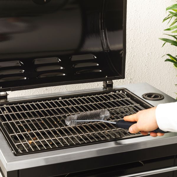 Щетка для чистки гриля, нержавеющая сталь IKEA GRILLTIDER ГРИЛЛЬТИДЕР 104.858.84 - фото 2