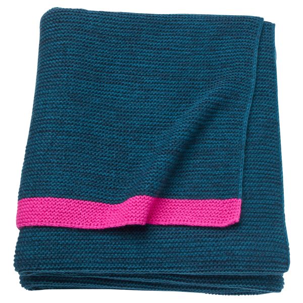 Плед ЛИЗАМАРИ, синий, розовый (130x170 см) - фото 1