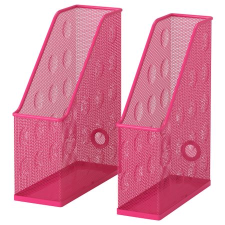 Подставка для журналов, 2 шт ДОКУМЕНТ, розовый