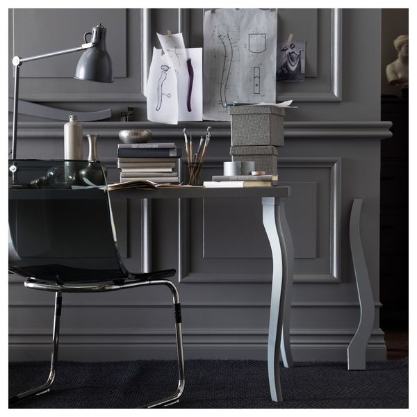 Стул ТОБИАС, серый, хромированный - схема-чертеж с размерами