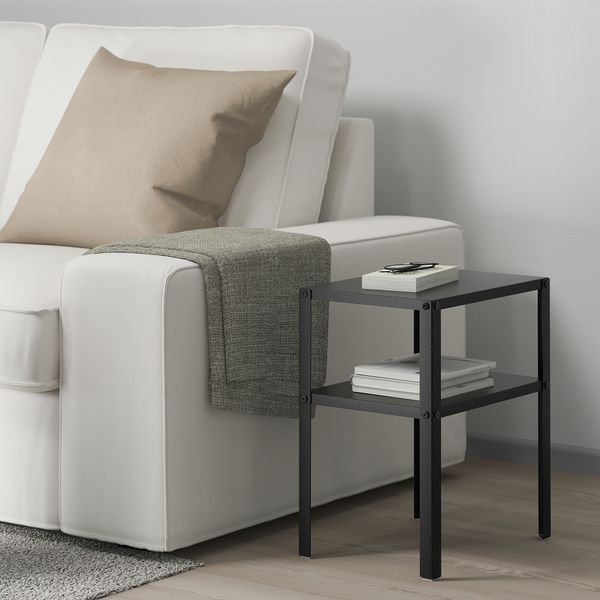 Тумба прикроватная, 37x28 см, черный IKEA KNARREVIK КНАРРЕВИК 303.811.83 - фото 4