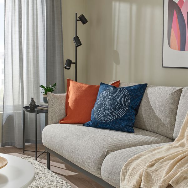 Чехол на подушку, 50x50 см, насыщенный синий IKEA SYRLIG СИРЛИГDGULLREGN 505.542.29 - фото 4