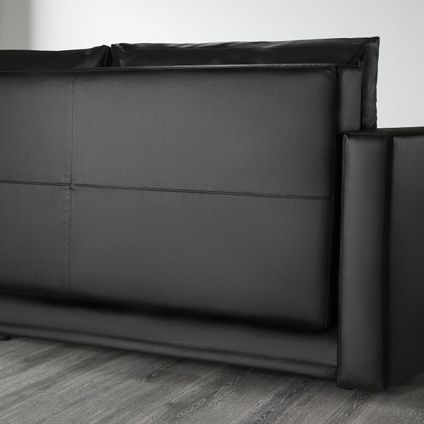 3-местный диван-кровать, Бумстад черный IKEA FRIHETEN ФРИХЕТЭН 904.489.01 - фото 7