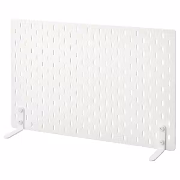 SKÅDIS Отдельно стоящая панель д/хранения - белый 56x37 см - фото 1