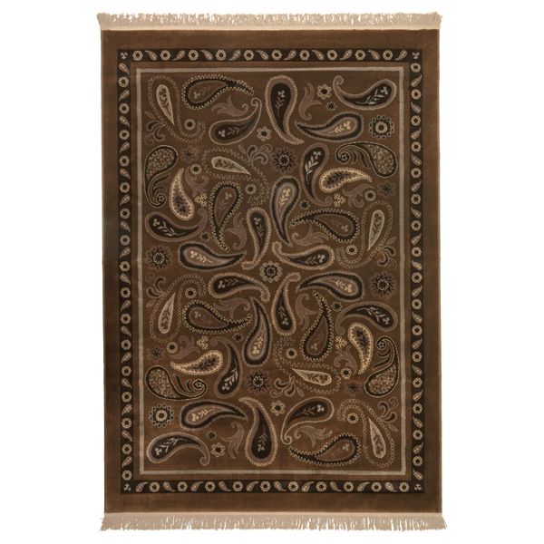 Ковер, короткий ворс ВЕСТЕРБРУ, коричневый (160x230 см) - фото 1