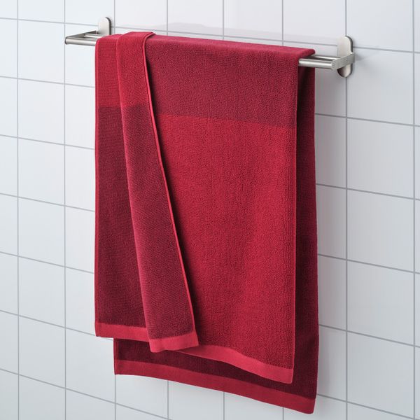 Простыня банная, темно-красный/меланж 100x150 см IKEA HIMLEÅN ХИМЛЕОН 904.429.23 - схема-чертеж с размерами