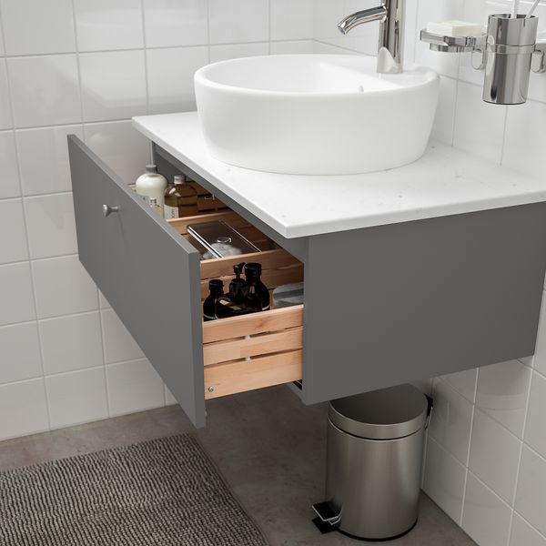 Шкаф под раковину, столешница 45, раковина, 82x49x45 cm IKEA GODMORGON ГОДМОРГОН, TOLKEN ТОЛКЕН, TÖRNVIKEN ТОРНВИКЕН 293.385.10 - фото 4