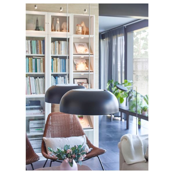 Подвесной светильник, антрацит IKEA NYMÅNE НИМОНЕ 104.071.55 - фото 4