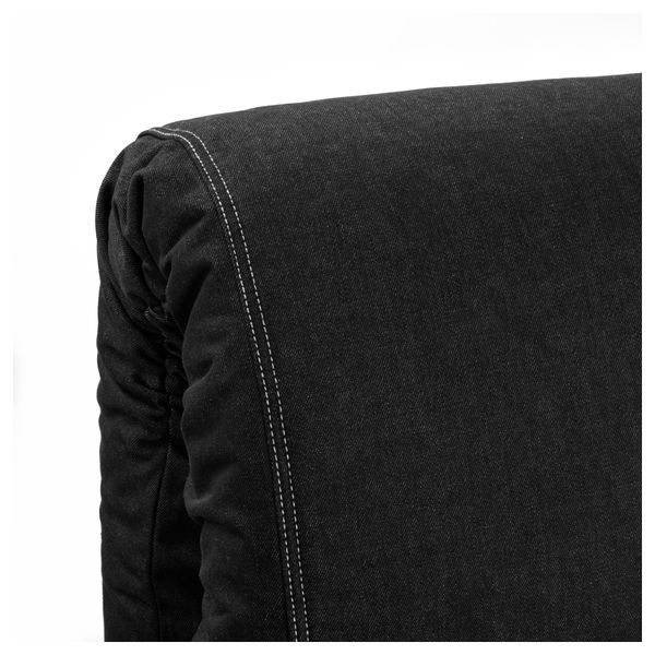 Диван-кровать 2-местная ИКЕА/ПС ЛЁВОС, Ванста черный - схема-чертеж с размерами