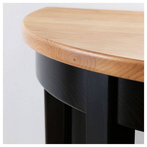 Приоконный стол АРКЕЛЬСТОРП, черный (80x40x75 см) - схема-чертеж с размерами