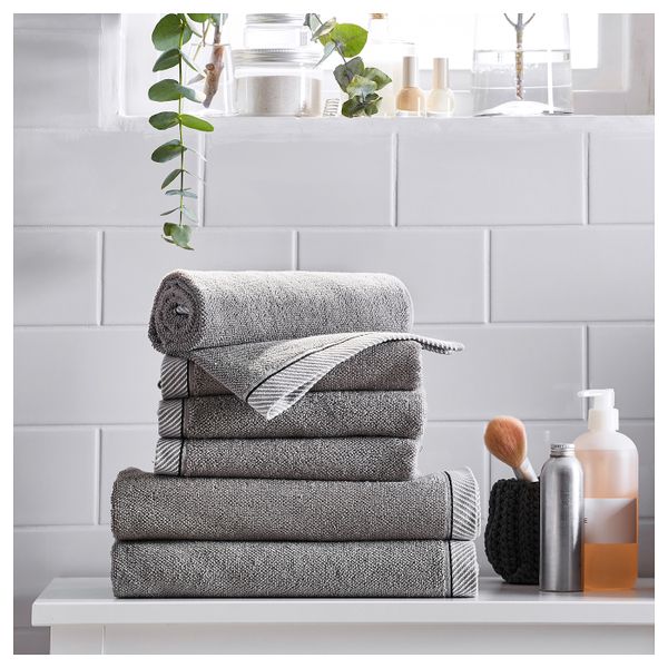Полотенце, серый 50x100 см IKEA VIKFJÄRD ВИКФЬЕРД 904.052.23 - фото 3