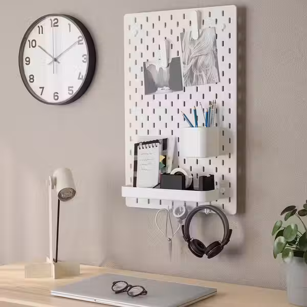 SKÅDIS Настенная панель, комбинация - белый 36x56 см - фото 2