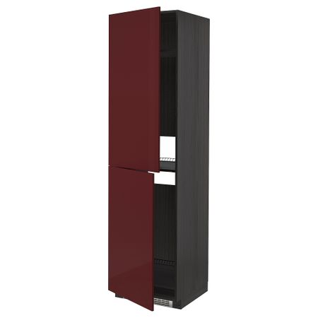 Высокий шкаф для холодильник, морозильник, 60x60x220 cm IKEA METOD МЕТОД 393.281.48