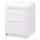 MALM Комод с 2 ящиками - белый 40x55 см