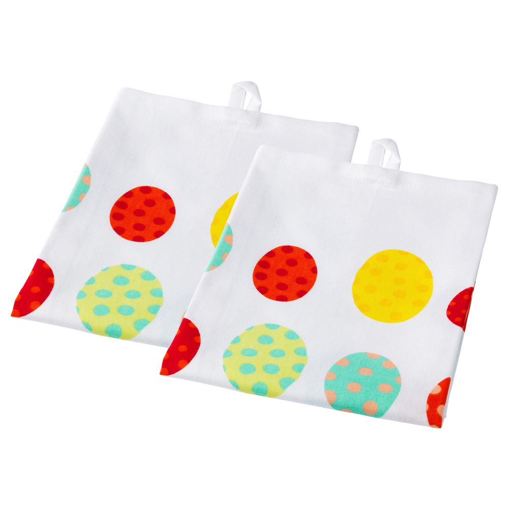 Полотенце кухонное КЭККЛИНГ, разноцветный (50x70 см) - схема-чертеж с размерами