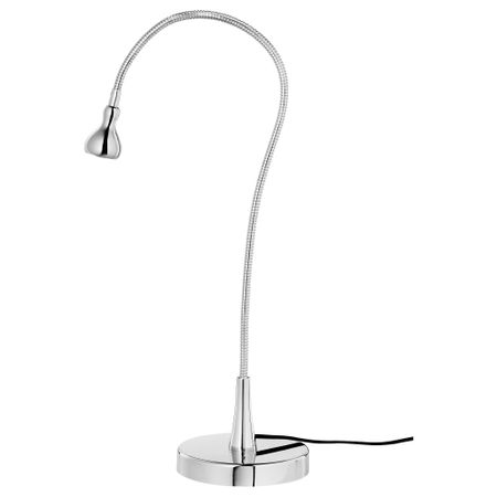 Рабочая лампа, светодиодная ЯНШО, серебристый (60 см)