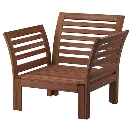 Садовое кресло, коричневая морилка IKEA ÄPPLARÖ ЭПЛАРО 004.922.86