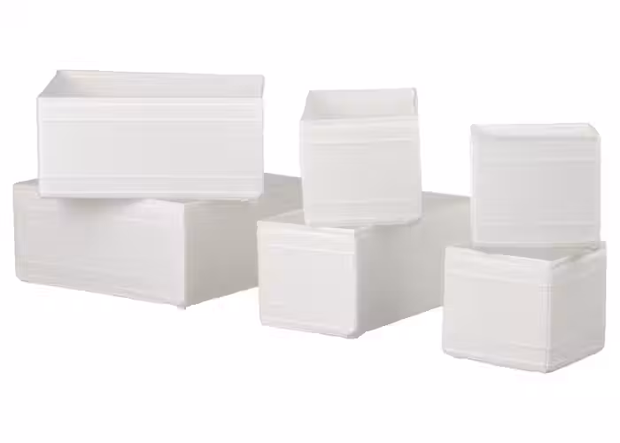 SKUBB Набор коробок, 6 шт. - белый