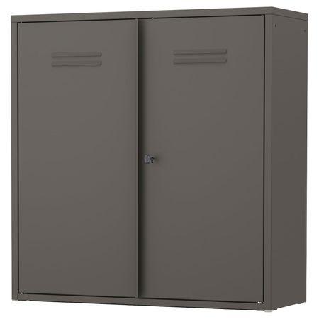 Шкаф с дверями, серый 80x83 см IKEA ИВАР 203.795.57