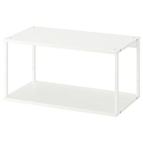 PLATSA Открытый стеллаж - белый 80x40x40 см