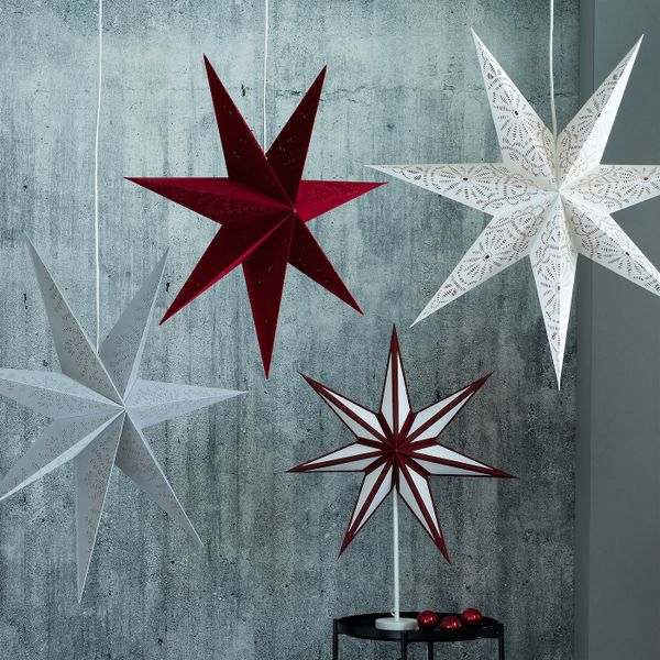 Абажур, бархат красный 90 см IKEA STRÅLA СТРОЛА 804.769.04 - схема-чертеж с размерами