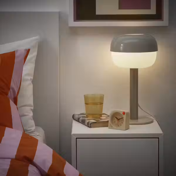 TJINGA Будильник - бледно-желтый 8x8 см - фото 3