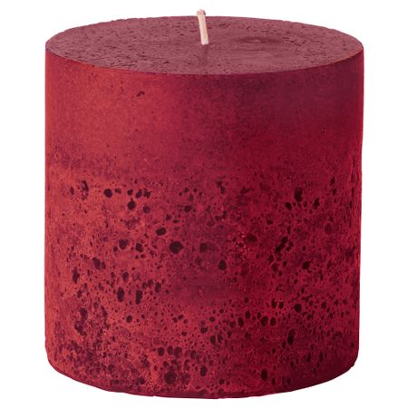 Неароматическая свеча формовая ВИНТЕР 2016, красный (10 см)